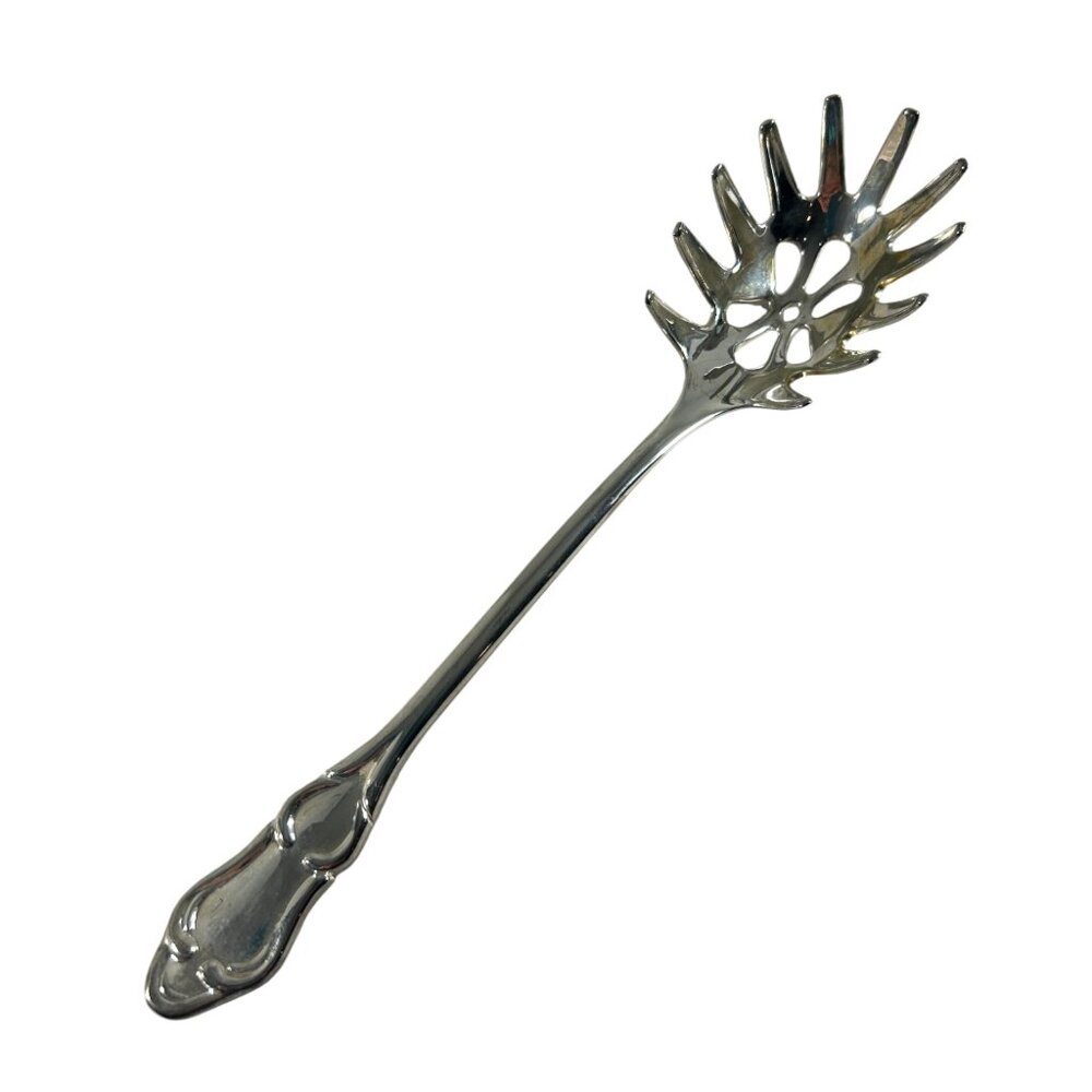 Steel Spaghetti Server Pasta Serving Spoon Fork Pierced Claw Server